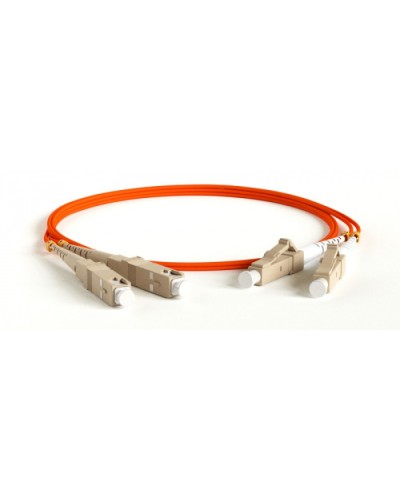 Патч-корд волоконно-оптический Hyperline FC-D2-62-LC/PR-LC/PR-H-50M-LSZH-OR в Абакане Патч-корды оптические Pintop.ru