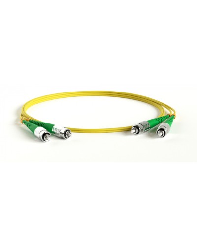 Патч-корд волоконно-оптический Hyperline FC-D2-9-FC/AR-FC/AR-H-10M-LSZH-YL в Абакане Патч-корды оптические Pintop.ru