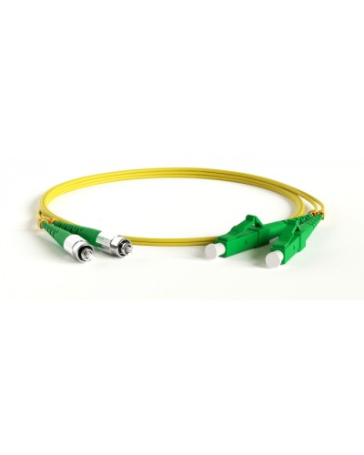 Патч-корд волоконно-оптический Hyperline FC-D2-9-FC/AR-FC/AR-H-1M-LSZH-YL в Абакане Патч-корды оптические Pintop.ru
