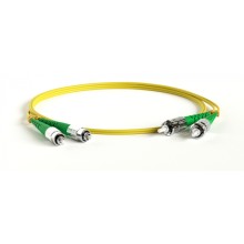 Патч-корд волоконно-оптический Hyperline FC-D2-9-LC/AR-ST/AR-H-5M-LSZH-YL