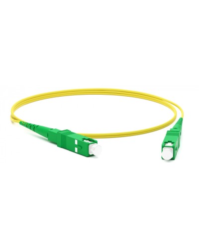 Патч-корд волоконно-оптический Hyperline FC-S2-9-FC/AR-SC/AR-H-15M-LSZH-YL в Абакане Патч-корды оптические Pintop.ru