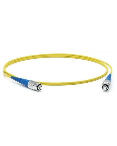 Патч-корд волоконно-оптический Hyperline FC-S2-9-FC/UR-FC/UR-H-5M-LSZH-YL в Абакане Патч-корды оптические Pintop.ru