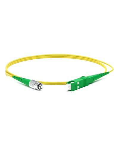 Патч-корд волоконно-оптический Hyperline FC-S2-9-LC/AR-SC/AR-H-3M-LSZH-YL в Абакане Патч-корды оптические Pintop.ru