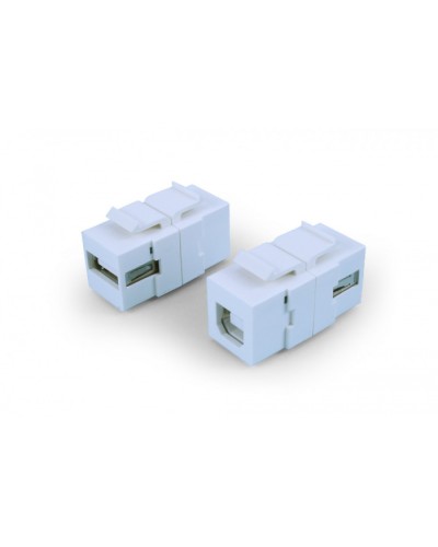 Вставка формата Keystone Jack Hyperline (KJ1-USB-A2-WH) в Абакане Кроссы оптические Pintop.ru