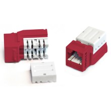 Вставка формата Keystone Jack Hyperline (KJNE-8P8C-C6-90-RD)