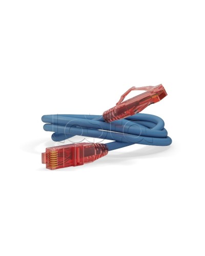 Патч-корд U/UTP Hyperline PC-LPM-UTP-RJ45-RJ45-C5e-0.15M-LSZH-BL в Абакане Патчкорды (медные) Pintop.ru