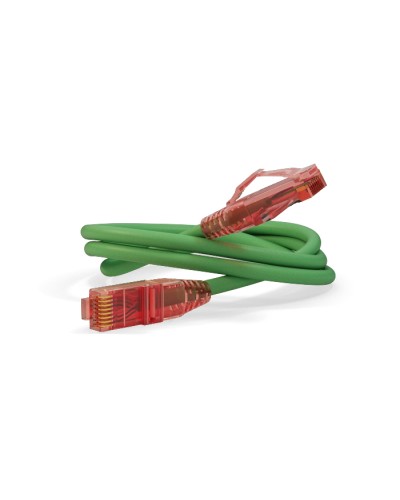 Патч-корд U/UTP Hyperline PC-LPM-UTP-RJ45-RJ45-C5e-0.3M-LSZH-GN в Абакане Патчкорды (медные) Pintop.ru