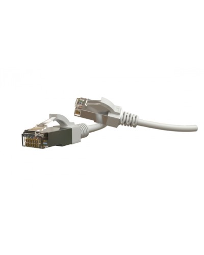 Патч-корд S/FTP Hyperline (PC-LPT-SFTP-RJ45-RJ45-C6-3M-LSZH-WH) в Абакане Патчкорды (медные) Pintop.ru
