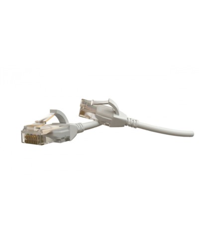 Патч-корд U/UTP Hyperline (PC-LPT-UTP-RJ45-RJ45-C6-5M-LSZH-WH) в Абакане Патчкорды (медные) Pintop.ru