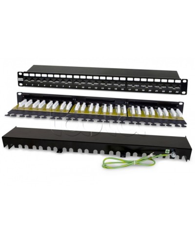 Патч-панель Hyperline PP2-19-24-8P8C-C6A-110D в Абакане Патч панель Pintop.ru