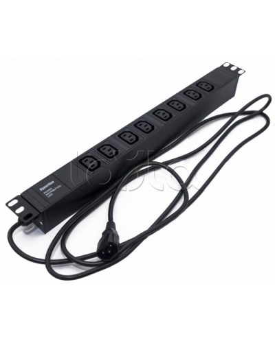 Блок розеток Hyperline SHE19-8IEC-2.5IEC в Абакане Блоки розеток Pintop.ru