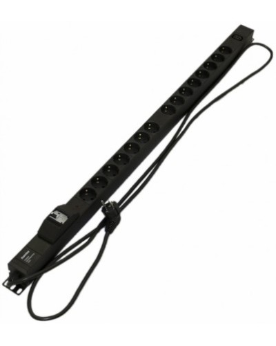Блок розеток Hyperline SHE-15SH-1IEC-BF-2.5EU в Абакане Блоки розеток Pintop.ru