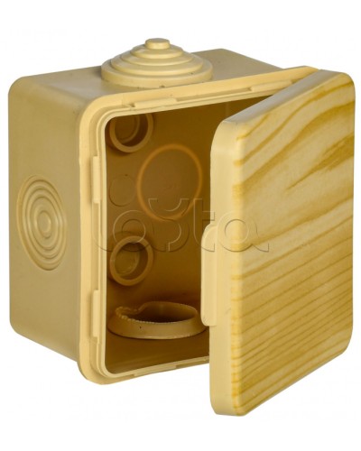 Коробка расп. КМ для о/п D=85х40мм IP54 4 вв. сосна IEK (UKO21-085-040-000-K34-54) в Абакане Распределительные коробки Pintop.ru