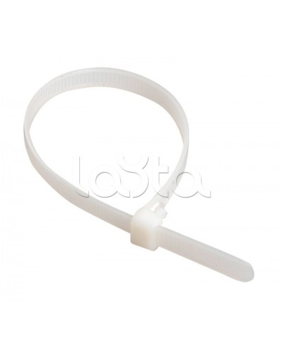 Стяжка 150x2,5 мм нейлоновая, белая IEK (UHH31-D025-150-100) в Абакане Стяжки-хомуты Pintop.ru