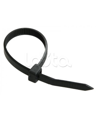 Стяжка 350x7,6 мм нейлоновая, черная IEK (UHH32-D076-350-100) в Абакане Стяжки-хомуты Pintop.ru
