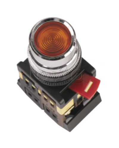 Кнопка ABLF-22 красный d22мм неон/240В 1з+1р IEK BBT10-ABLF-K04 в Абакане Кнопки выхода Pintop.ru