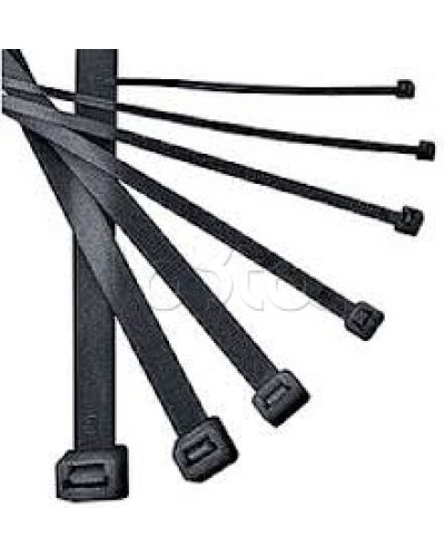 Хомут 4,8x300 мм нейлон, черный (100 шт/уп) IEK UHH32-D048-300-100 в Абакане Стяжки-хомуты Pintop.ru