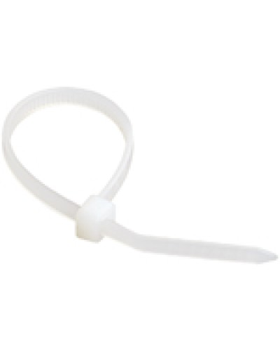 Стяжка 100x2,5 мм нейлоновая, белая IEK UHH31-D025-100-100 в Абакане Стяжки-хомуты Pintop.ru