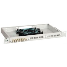 ITK 1U кросс укомплектованный: LC (duplex) 16шт;(OM3) (FOBX24-1U-16LCUD03)