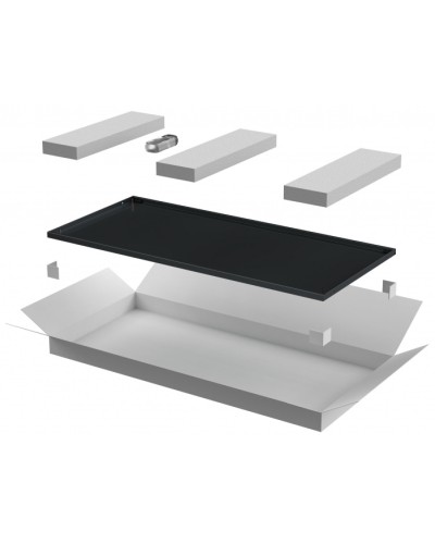 ITK LINEA E Дверь металлическая 600мм шкафа 18U чер. (LE05-18U6X-DM) в Абакане Аксессуары для стоек и шкафов Pintop.ru