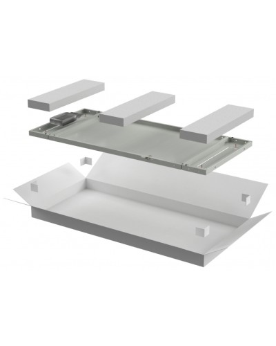 ITK LINEA N Панель задняя 600мм шкафа 28U сер. (LN35-28U6X-ZM) в Абакане Аксессуары для стоек и шкафов Pintop.ru