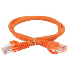ITK Коммутационный шнур кат. 5Е UTP LSZH 0,5м оранжевый (PC07-C5EUL-05M)