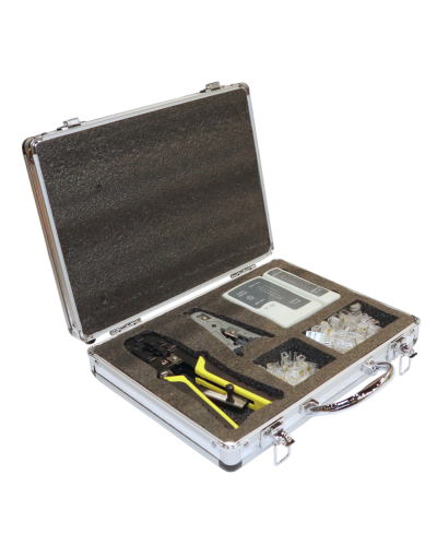 Набор инструментов для изготовления и тестирования патч-кордов LANMASTER LAN-NT-TK/PATCH-TST в Абакане Аксессуары для стоек и шкафов Pintop.ru