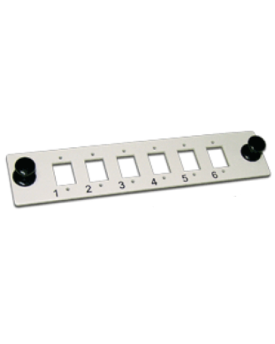 Панель адаптерная на 6 SC адаптеров LANMASTER LAN-FP-SC в Абакане Аксессуары для стоек и шкафов Pintop.ru