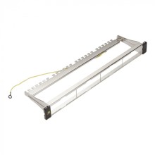 Панель модульная 19", экранированная, на 4 вставки, 1U LANMASTER LAN-FRM-PP-STP/1U