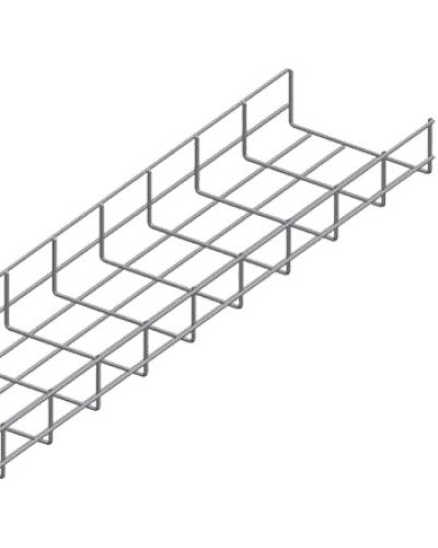 Лоток проволочный 75х300мм, Ф3.8мм, оцинкованный (3 м) LANMASTER LAN-MT75x300-3.8EZ в Абакане Кабельные лотки Pintop.ru