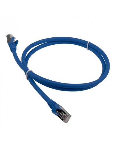 Патч-кордLSZH FTP кат.5e, 15 м, синий LANMASTER (LAN-PC45/S5E-15-BL) в Абакане Патч-корды и пигтейлы Pintop.ru