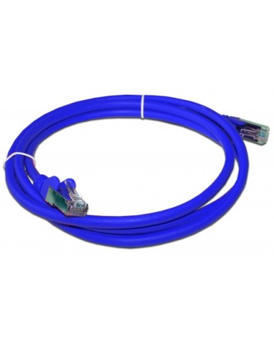 Патч-корд RJ45 - RJ45, 4 пары, FTP, категория 6A, 3 м, синий, LSZH LANMASTER LAN-PC45/S6A-3.0-BL в Абакане Патч-корды и пигтейлы Pintop.ru