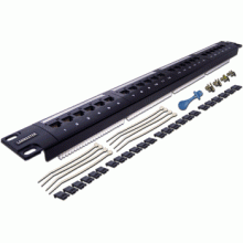 Патч-панель 19", 1U, 24 порта RJ-45 LANMASTER LAN-PPL24U6