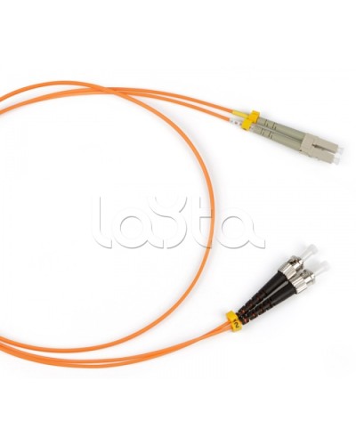 Патч-корд оптический LANMASTER LAN-ST-LC/OM2-20 в Абакане Патч-корды и пигтейлы Pintop.ru