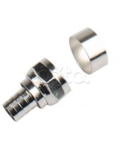 Штекер F-разъем под обжим (RG6U) LAZSO APFC12-RG6U(100) в Абакане Коннекторы Pintop.ru