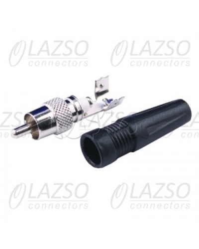 Разъем штекер RCA под винт LAZSO (APR012) в Абакане Коннекторы Pintop.ru