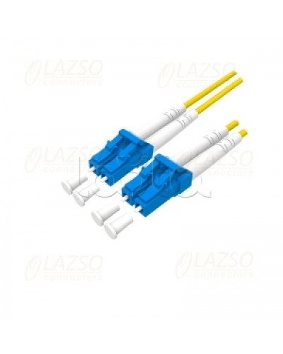 Патч-корд оптический Lazso PC-DU-LC/LC(3m) в Абакане Патч-корды и пигтейлы Pintop.ru
