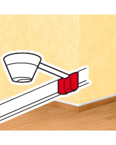 Ответвление Т-образное для мини-канала 40х16 LEGRAND 033329 в Абакане Аксессуары для кабель-канала Pintop.ru