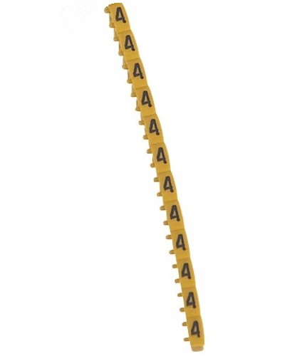 Маркер 4 0,15/0,5 ЖЛТ CAB3 Legrand 038104 в Абакане Аксессуары для кабель-канала Pintop.ru