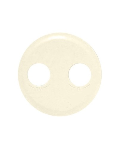 Лицевая панель для розетки TV/FM слоновая кость Celiane Legrand 066232 в Абакане Аксессуары для кабель-канала Pintop.ru