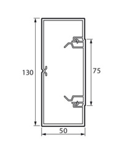 Кабель-канал METRA 130x50 Legrand (638082) в Абакане Кабель-канал Pintop.ru