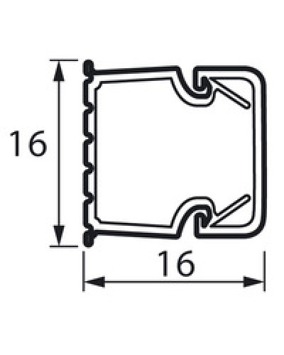 Кабель-канал METRA 16x16 Legrand (638191) в Абакане Кабель-канал Pintop.ru