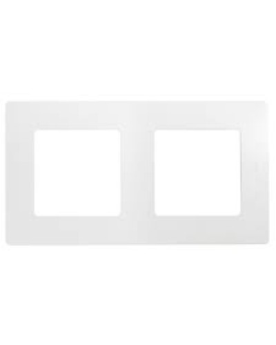 Рамка 2 поста Etika белый Legrand 672502 в Абакане Аксессуары для кабель-канала Pintop.ru