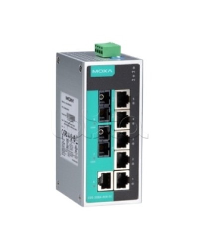 Коммутатор неуправляемый промышленный 8-портовый Moxa EDS-208A-SS-SC в Абакане Коммутаторы Pintop.ru