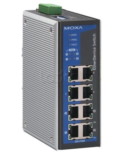 Коммутатор неуправляемый промышленный 8-портовый Moxa EDS-308-T в Абакане Коммутаторы Pintop.ru