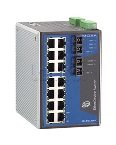 Коммутатор управляемый промышленный 16-портовыйMoxa EDS-516A-MM-SC в Абакане Коммутаторы Pintop.ru