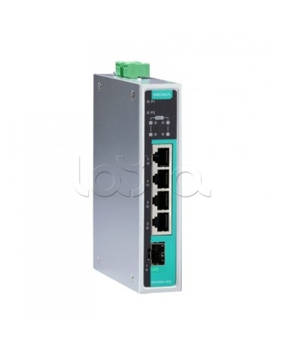 Коммутатор PoE 5-портовый Moxa EDS-G205A-4PoE-1GSFP в Абакане Коммутаторы Pintop.ru