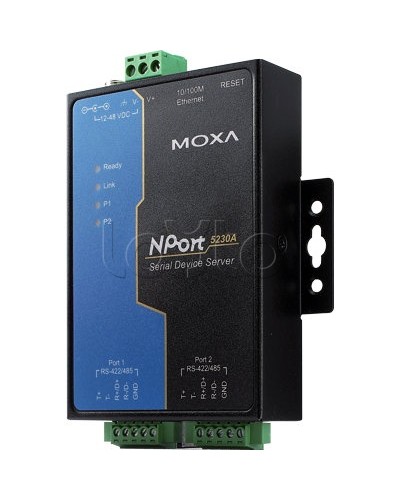 Сервер 2-портовый RS-422/485 в Ethernet Moxa NPort 5230A в Абакане Дополнительное оборудование для ОПС Pintop.ru