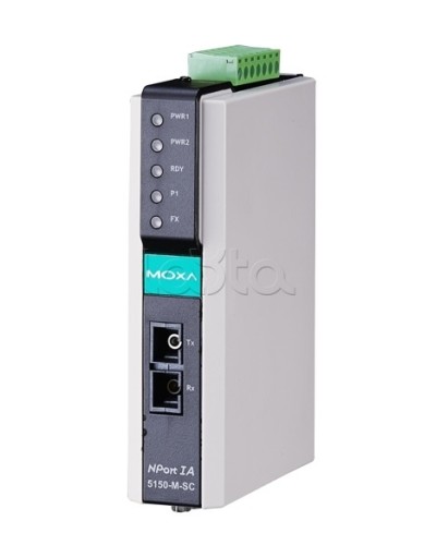 Сервер 1-портовый RS-232/422/485 в Ethernet Moxa NPort IA-5150I-S-SC-T в Абакане Дополнительное оборудование для ОПС Pintop.ru