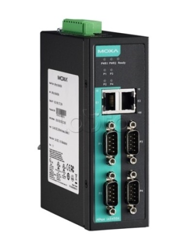 Сервер 4-портовый RS-232/422/485 в Ethernet Moxa NPort IA-5450A-T в Абакане Дополнительное оборудование для ОПС Pintop.ru
